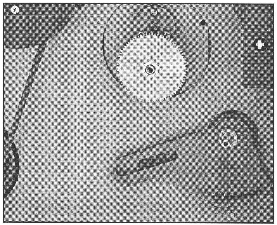 INCH THREAD The inch threading gear chart is illustrated in Figure 46. The layout is listed below to help identify the gears needed for cutting threads with inch pitches.