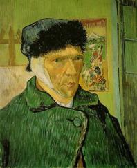 Self-Portrait with Bandaged Ear 1889, Oil on canvas, 60 x 49 cm, Courtauld Institute Galleries,