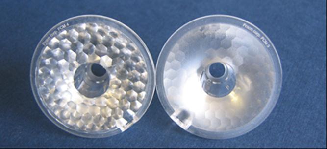 NOTE: The user must provide a mechanical method to set the correct position of the FCM lens on the LED.