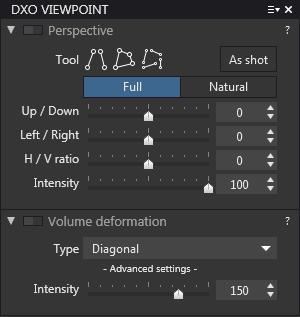Automatic distortion correction Provided the appropriate DxO Optics Module is loaded on your computer for the image you are working on, DxO PhotoLab will automatically correct any distortions.