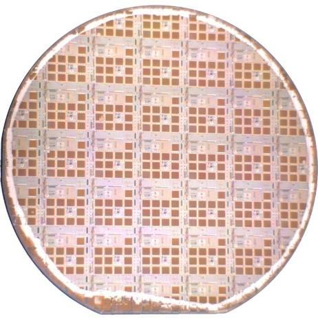 Wafer Bonding Heterogeneous Materials Wafer Die Map of Average 3D-Via Resistance (Ω) for 10,000-via Chains < 1 ohm Making New Materials Tungsten plug Tier 2 metal Bond interface Tier 1 metal 3.4µm 6.