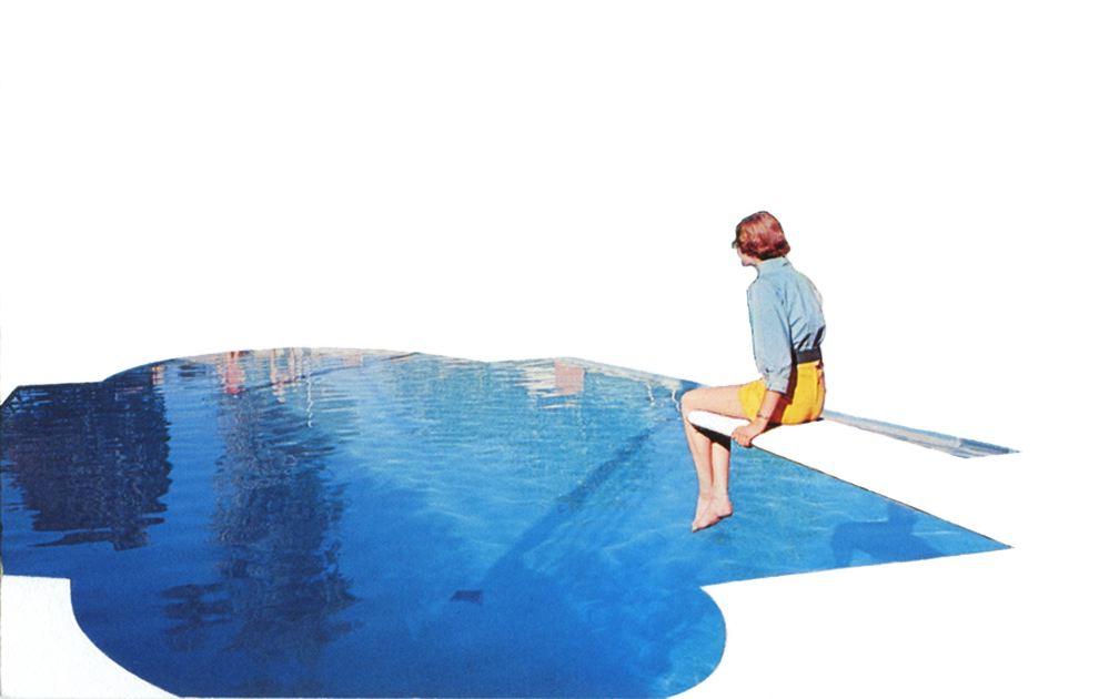 Eric Tillinghast Iasis, 2013, acrylic on postcard, 3.5 x 5.