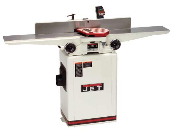 WOODWORKING REBATE Sales event JOINTERS INCLUDES: Quick Change Knives 6" LONG BED DELUXE JOINTER 1HP, 1Ph, 115V/230V (Prewired 115V) 56" infeed / outfeed table Three-knife quick change cutterhead