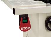 TABLESAWS Exclusive ProShop Fence Emergency stop switch Photo of 708480K 1-3/4HP PROSHOP TABLESAW