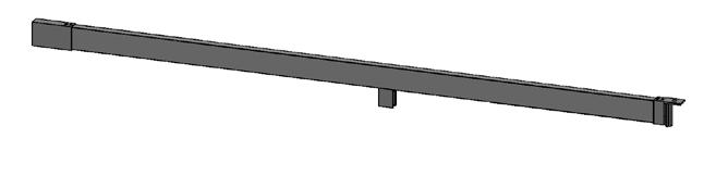 . Fit the Top Rail Joint and Top Rail Panel Joint to the Top Rail using the M4 x 0mm long countersink screws, remove the