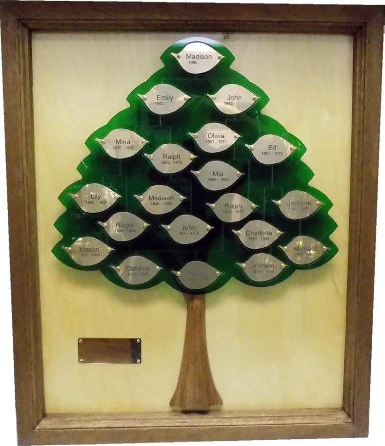 The small tree design can be used by an organization as a Perpetual Recognition