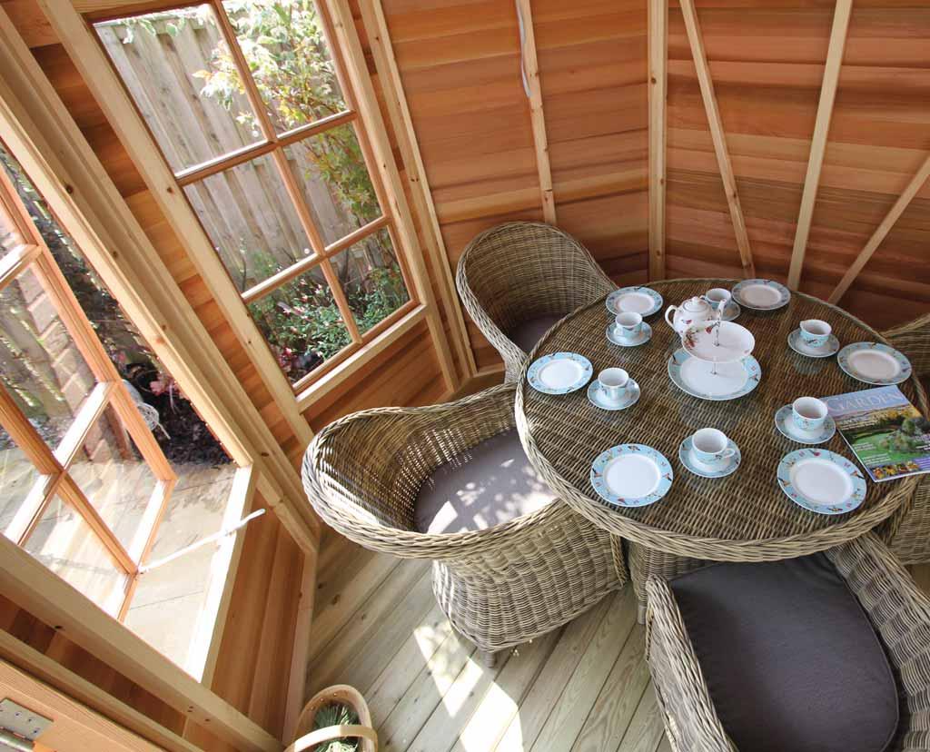 2 SUMMERHOUSES A whole new concept for a Cedar Summerhouse.