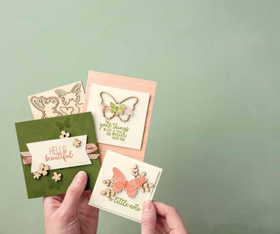 THIS PROJECT USES A Free Item When you buy the products to make these projects (see list), you ll qualify for the free Sale-A-Bration item used: Butterfly