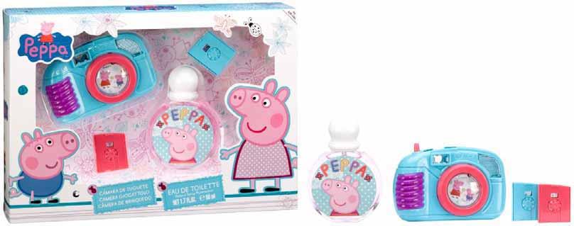6157 PEPPA PIG SET EDT 50ML + CAMERA 9,26 Peppa Pig revolves around Peppa and her family and friends.
