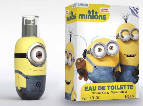 6270 MINIONS EDT 50 ML 4,78 Minions are yellow henchmen who made themselves known in the film Gru, my favourite villain.