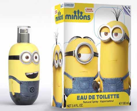 6271 MINIONS EDT 100ML 6,52 Minions are yellow henchmen who made themselves known in the film Gru, my favourite villain.