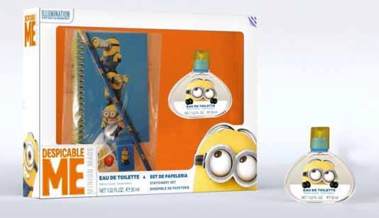 6217 MINIONS SET EDT 30ML + STATIONERY SET 6,78 Minions are yellow henchmen who made themselves known in the film Gru, my favourite villain.