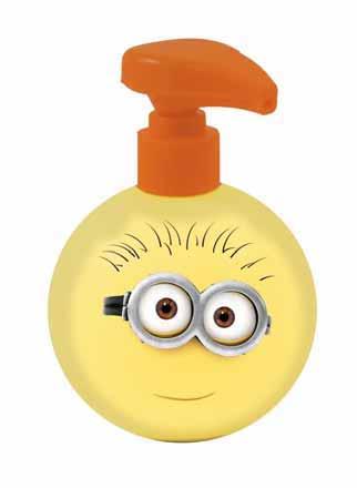 6292 MINIONS HAND SOAP 400ML with sound Minions are yellow henchmen who made themselves known in the film Gru, my favourite villain.
