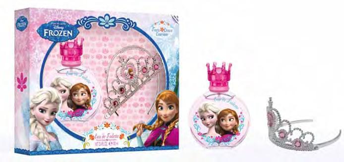 6338 FROZEN SET EDT 100 ML + TIARA 7,26 FROZEN is a funny, entertaining movie, with incredible animation where Anna must convince her sister, the queen, to bring summer back after she uses magic