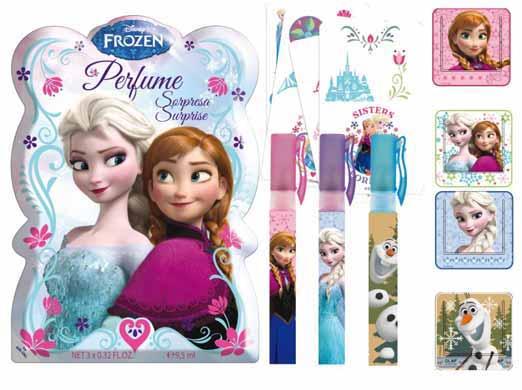 6316 FROZEN POCHETTE PARFUM SURPRISE EDT 10 ML + STICKERS + MARQUE-PAGE 2,52 FROZEN is a funny, entertaining movie, with incredible animation where Anna must convince her sister, the queen, to bring