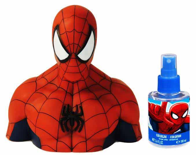 6158 SPIDERMAN COOL COLOGNE 100ML IN MONEY BOX Peter Parker was a normal boy until a spider bite gave him incredible abilities and spider sense to