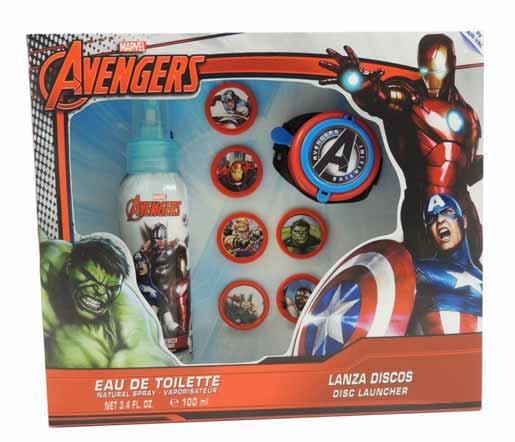 6313 THE AVENGERS BODY SPRAY 100 ML + DISC LAUNCHER 7,04 Earth s mightiest heroes assemble together for the very first time.