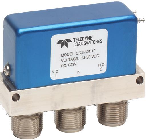 PART NUMBER CCS-32 CS-32 DESCRIPTION Commercial Failsafe SPDT, DC-2GHz Elite Failsafe SPDT, DC-2GHz The CCS-32/CS-32 is a broadband, SPDT, electromechanical, coaxial switch designed to switch a