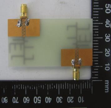 4 Antennas and Propagation Figure 5: The fabricated MIMO antenna.