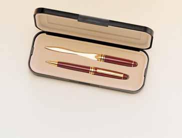 Pen & Letter Openers Wooden pen and letter opener set PS14 8.25 Black 5 1/4 PKC6200R 28.35 Rosewood pen and letter opener PS16 8.