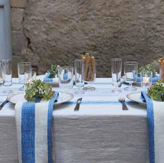 Table Linen Colored Stripes This collection