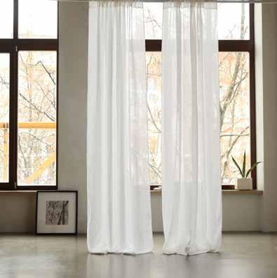 Linen is an ideal fabric for