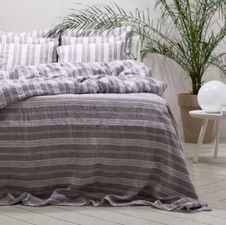You can choose from duvet covers (with hidden button closure), pillow cases, flat sheets and fitted sheets. Al our super-soft bed linen is prewashed to avoid shrinkage, and can be tumble dried.