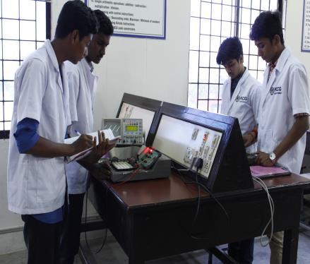 LABORATORIES-ECE Sir Srinivasa Ramanujan - Microprocessor & Microcontroller Laboratory Students are given extensive training in 16 bit microprocessors and micro controllers in this laboratory.