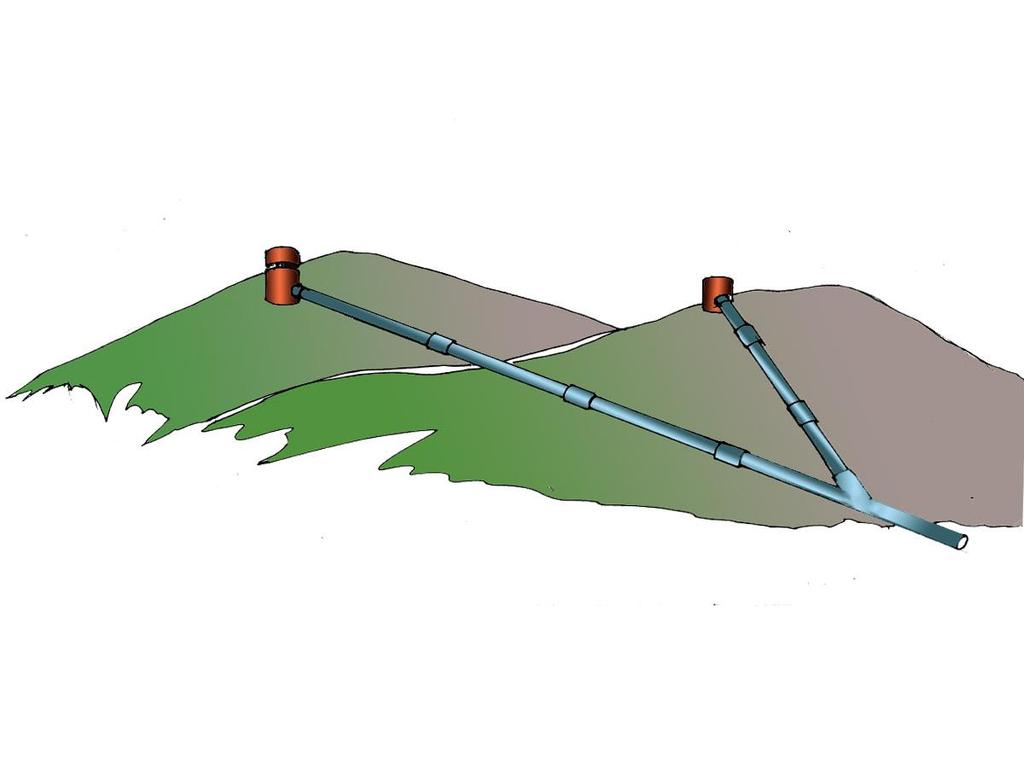 PROBLEM 17:- A pipe line from point A has a downward gradient 1:5 and it runs due East-South. Another Point B is 12 M from A and due East of A and in same level of A.