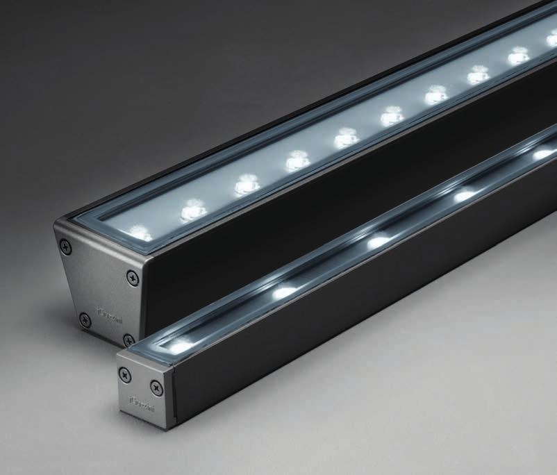 Linealuce Mini / Compact High Performance Linear System Thanks to iguzzini technology and research, the size of the wall to be lit and the lighting levels being equal, this new system allows the