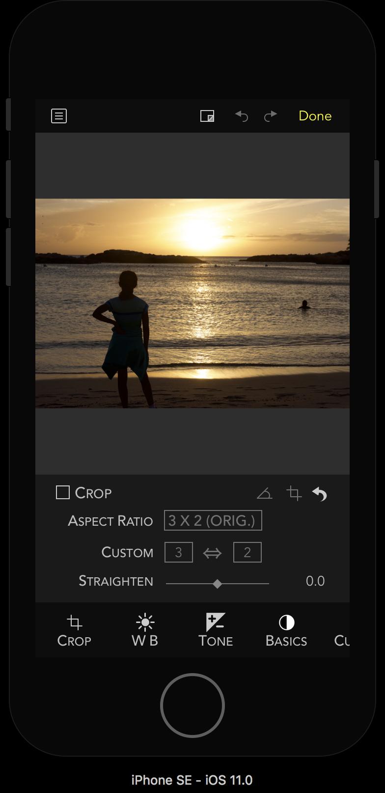 EDIT VIEW RAW Power s image adjustments appear in the Adjust Tab. Adjustments are undoable and nondestructive; RAW Power never modifies your original file.