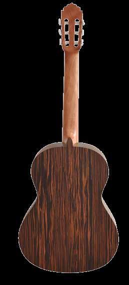 Also, in contrast with the model s classicism, this instrument is presented with a modern matte finish. Classical guitar made with a solid cedar top.