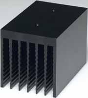 77 Series - Solid State Relay Accessories Heat-sink, anodized aluminium, 2 K/W, 65 x 100 mm, for 77.25 only 077.