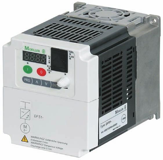 Description Frequency Inverters DF51 15/5 DF51 vector frequency inverters DV51 Application The frequency inverters of the DF51 series provide infinitely variable speed control of three-phase motors.
