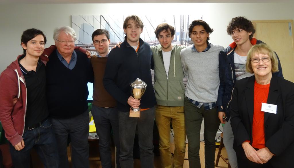 The team of Guy Mendes De León, Thibo Sprinkhuizen, Michel Schols, Ricardo Westerbeek, Leen Stougie, Marc Stougie and NPC Kees Tammens won four of their six matches to finish on 72.