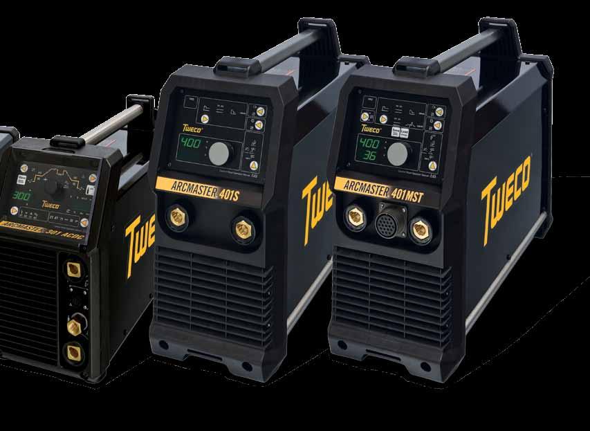 The Tweco ArcMaster 220 ACDC, 301 ACDC, 401S and 401MST family of portable industrial welding equipment has been completely overhauled, re-engineered and expanded following extensive research and