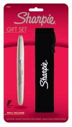 SAN-25005 Yellow Sharpie Stainless Steel Gift Set mail