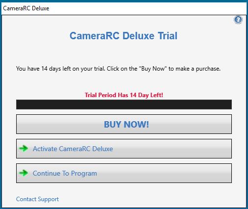 the Professional Edition of CameraRC Deluxe or you can contact support to purchase additional activations.
