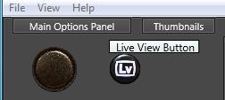 Live View is stopped by pressing the same button a second time. While in live view you can initiate capture in the standard manner.