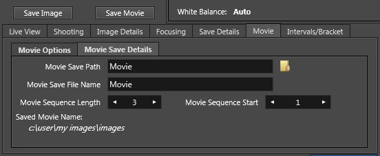 The automatic download of the movie recording takes place immediately upon stopping the movie recording. While movie download is in progress no other operations on the camera are allowed.