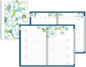 AAG W1018-707A Mia Academic Monthly Wall Calendar 12 Months July Start 15" x 12" Wirebound Classic one month per page format with weeks displayed