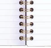 notebook in black and white stripes or gold polka dot