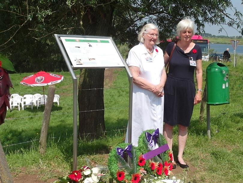 monument that was unveiled by Ernest s sister Beatrice Messinger in June 2015. Although Ernest s grave has never been found, the monument stands in the location of where he was killed.