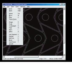 You can draw precise geometric shapes and/or modify designs with ease.