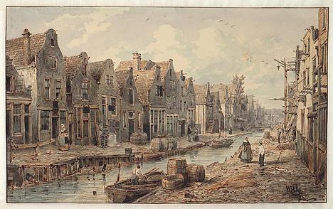 Times have changed Goudsbloemgracht, 2e helft 19e eeuw