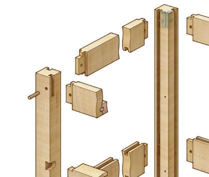 15 5 16" 25 1 8" Groove 8 8" DIVIDERS 8" 1 5 8" CTF Tenon 2" W Tenon 1 1 2" W Start with a skew.