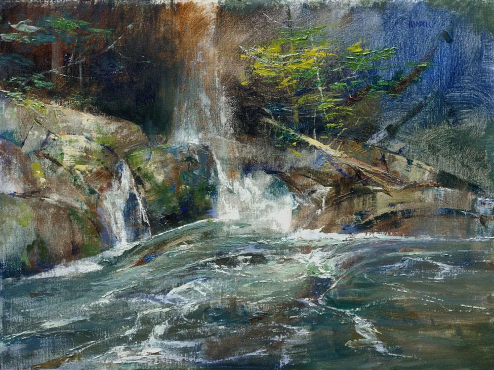 August Oil - 18 x 24 Albert Handell CS: How do you add rhythm to your strokes when painting water? AH: I remember the saying, Go with the flow. Go with the flow of the water. Yes, that s what I do.
