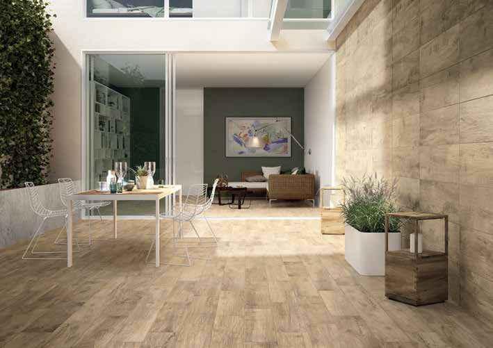 Woodland Wood EFFEct PorcElAIn MATERIAL: Glazed Porcelain USE: Wall, Floor, outdoors PEI 5 SIZE: 20 x 120cm SLIP RATING: r10 Woodland from castelvetro in Italy is an ultra long skinny wood effect