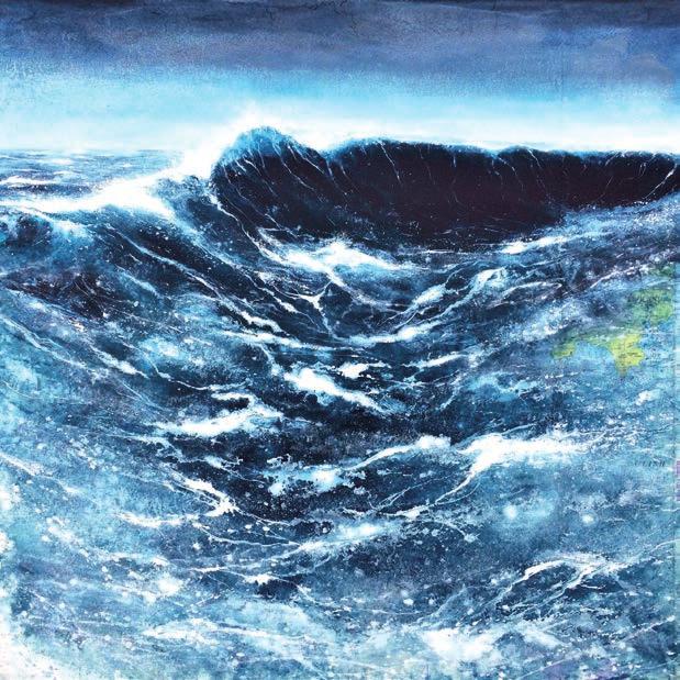 26. Kit Johns Lost In The Swell 60 x 60cm