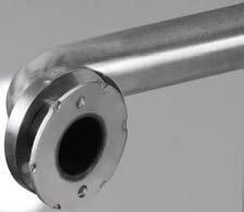 2mm), satin-finish stainless steel tubing. Custom sizes available. BAR DIA.